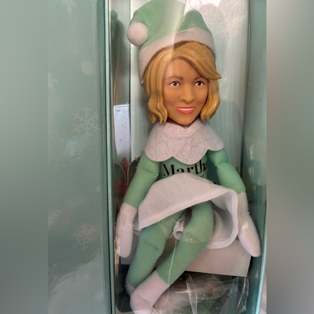 Martha on The Mantle- Martha Stewart Holiday Elf Doll